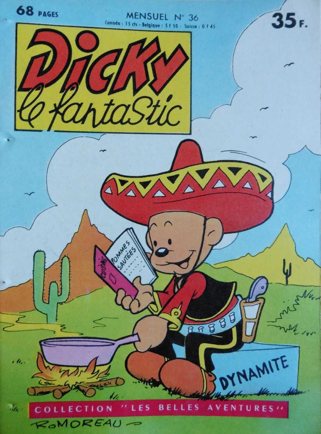Scan de la Couverture Dicky Le Fantastic n 36